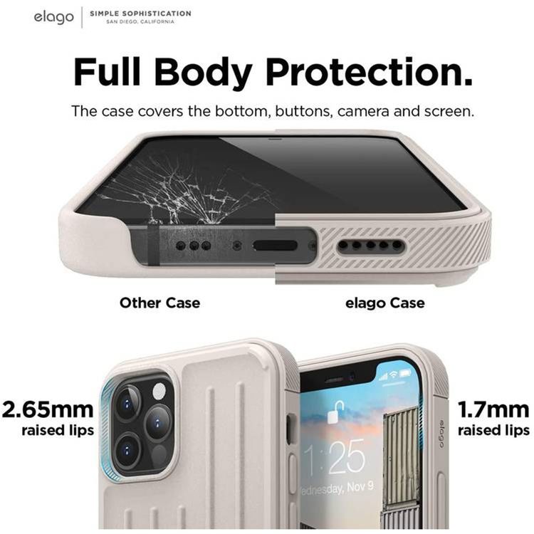 Elago Armor Case for iPhone 12 Pro (6.1") - Stone