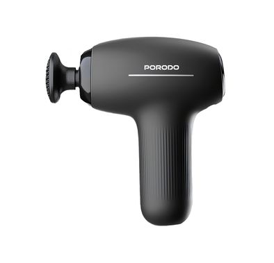 Porodo Lifestyle Cordless Mini Massage Gun with 4 Interch...
