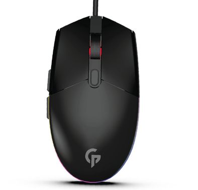 Porodo 6D Gaming Mouse Chronicle Rainbow - Black