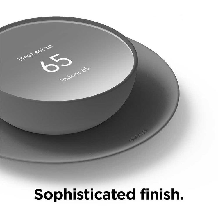 Elago Satellite Wall Plate Cover Plus for Nest Thermostats 2020 - Charcoal Gray