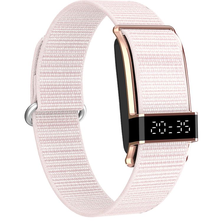 Porodo Trackfit Pro Smart Bracelet Fitness Tracker with Display App, 10 Days Working Time, 145mAh Battery, IP68 Water Resistance Level, Activity Tracker, Health Monitoring, Magnetic Charging - Pink