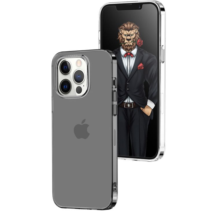 Green Lion Delgado PC Case for iPhone 13 Pro Max 6.1",  Drop Protection - Black