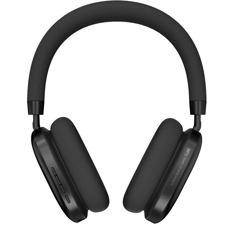 Porodo Soundtec ANC Airpod MAX Wireless Headphones, Voice Assistant, 400mAh Battery Capacity, 2 Hours Charging Time, Up to 51 Hours Working Time, Gaming Mode - Black