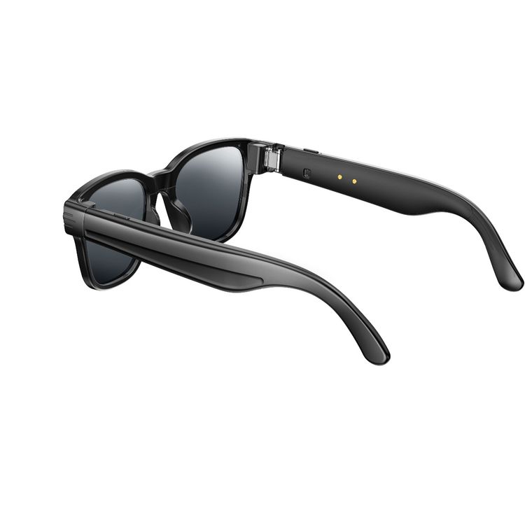 Green Lion Capture Smart AI Glasses with Directional Surround Sound, 1200P Filming Resolution, Dual Microphones, 8MP Camera Resolution, Bluetooth Version 5.4, 8 Hours Playback Time, Anti-Shake Video - Black