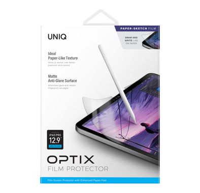 UNIQ Optix Paper-Sketch Film Screen Protector - iPad Pro 12.9 (3-5th Gen)