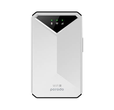 Porodo 4G LTE & WiFi 6 Pocket Router with 8 Hours Working...