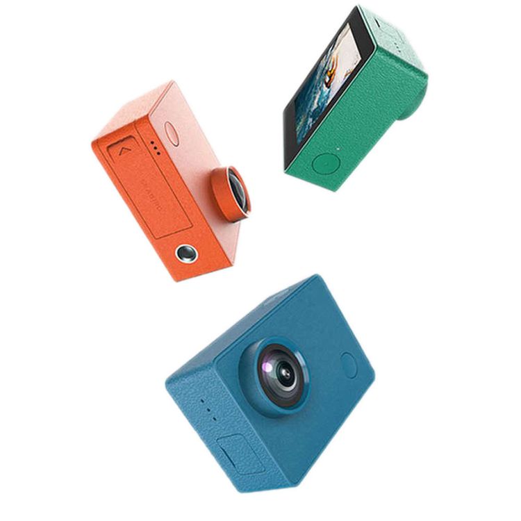 Xiaomi H264-BL SeaBird 4K Action Camera a stylish and slim camera with a good  performance 4K video recording, ordinary photography, slow motion, time-lapse, cyclic photography  - Blue