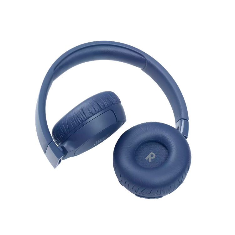 JBL T660 Over-Ear Wireless Bluetooth Headphone wit Noise-Cancelling, Pure Bass, 44-hours Battery Life with ANC on, Hands-free Calls,  Foldable Design - Blue