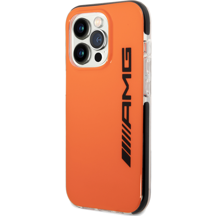AMG PC/TPE Hard Case - iPhone 14 Pro Max - Orange / Black