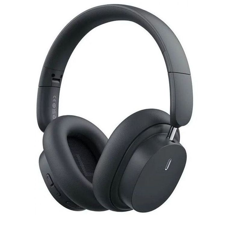 Baseus Bowie D05 Bluetooth Headphones with Spatial Audio, Hight Quality Phone Calls, Connecting to 2 Devices Simultaneously, 70 Hours Audio Playback - Gray