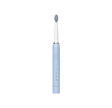 Porodo W-Sonic Electric Toothbrush with Professional Sonic Cleaning, 2 Minutes Smart Timer, 500mAh Battery Capacity, IPX7 Water Resistant, 3 Hours Charging Time, Type-C Charging Port, Up to 100 Days Battery Life, Smart Quadrant Timer - Blue