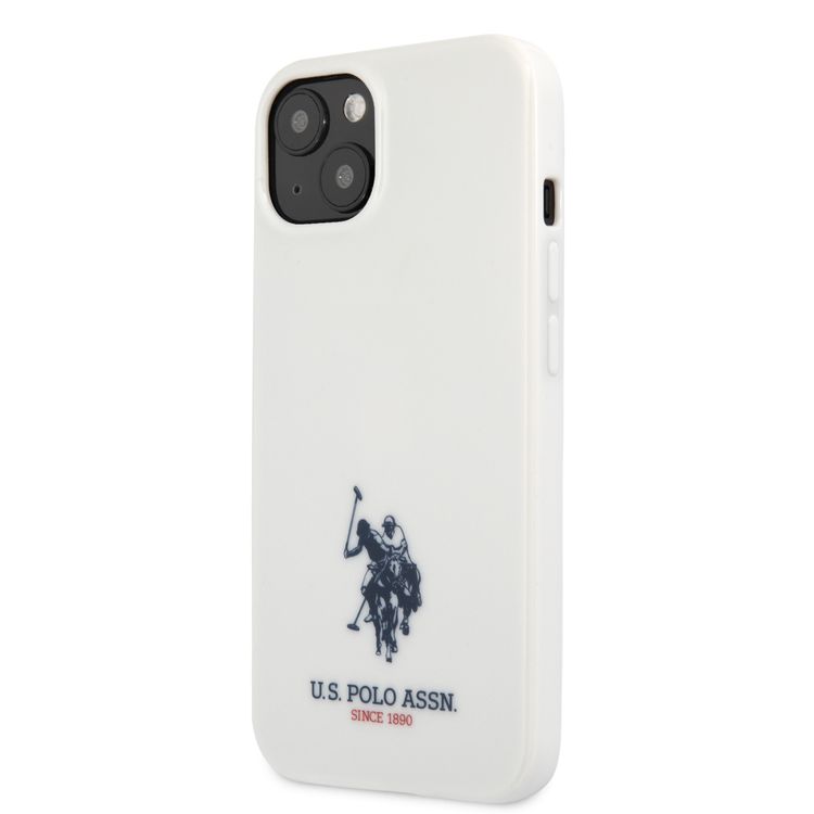 CG MOBILE U.S. Polo Assn. Full TPU Mini Horses Logo USPA Compatible for iPhone 13 (6.1") Drop Resistant, Easy Access to All Ports, Anti-Scratch