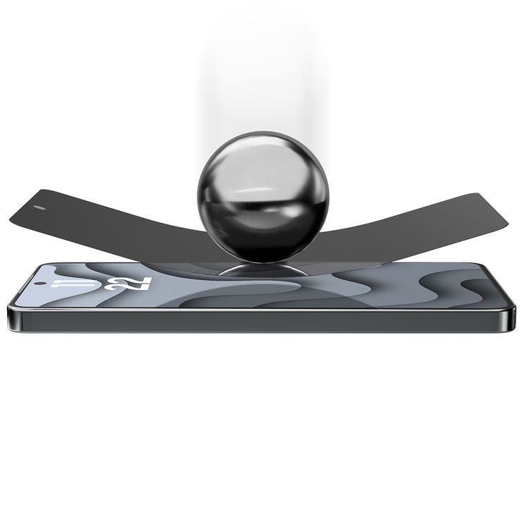 Levelo CurveFit DLC Privacy Screen Protector for Samsung S26 Plus, 7H Mohs Hardness, Oleophobic Coating, Full Coverage, Impact Resistance, Anti-Fingerprint Coating - Black