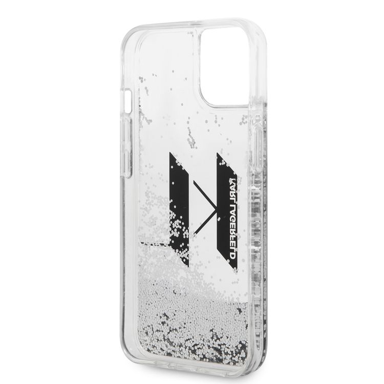 Karl Lagerfeld Liquid Glitter Case Big KL Logo
