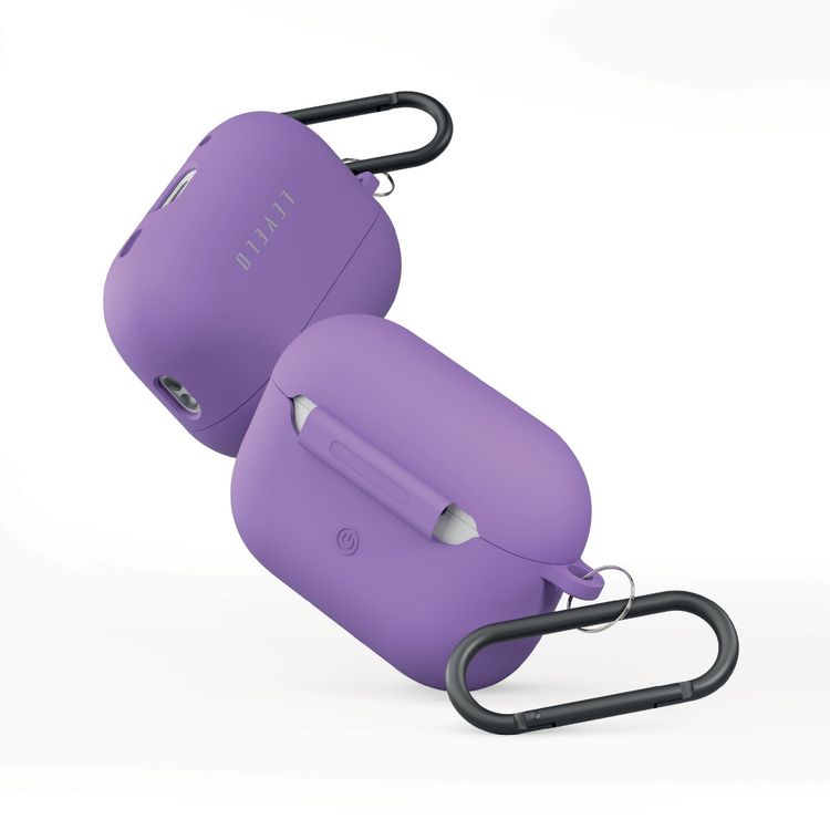 Levelo Gorra Hybrid Silicone AirPods 2 Case - Purple