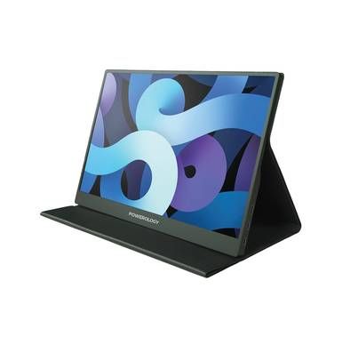 Powerology Ultra-Slim Portable Monitor with 15.6" IPS Dis...