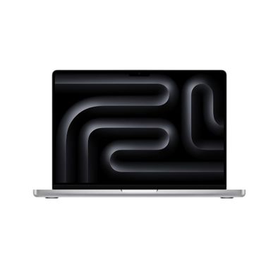 Apple MacBook Pro M3 مقاس 14 بوصة مع وحدة معالجة مركزية 8 نواة ووحدة معالجة رسومات 10 نواة / 8 جيجابايت / 512 جيجابايت SSD (الإنجليزية) - فضي