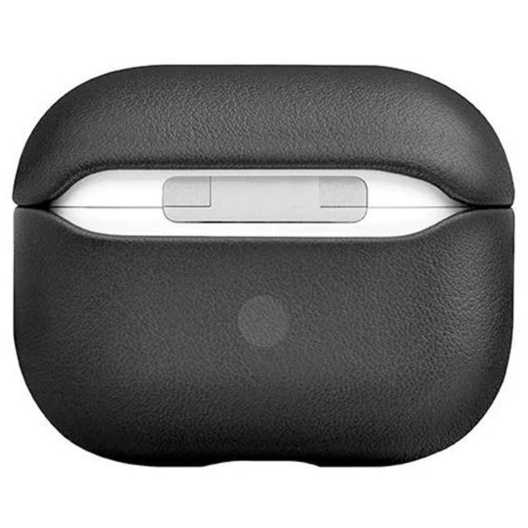 Uniq Terra Genuine Leather Case for AirPods Pro (1st Gen & 2nd Gen), Inner Microfiber Lining, Braided Wrist Strap, Wired and Wireless Charging