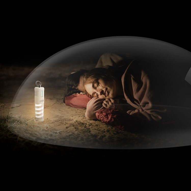 بنك طاقة بورودو باور بيم 5000 مللي أمبير/ساعة مع مصباح يدوي، طارد للحشرات، منفذ USB-C، وقت شحن 110 دقيقة، مؤشر طاقة LED، حلقة تثبيت مدمجة - كاكي