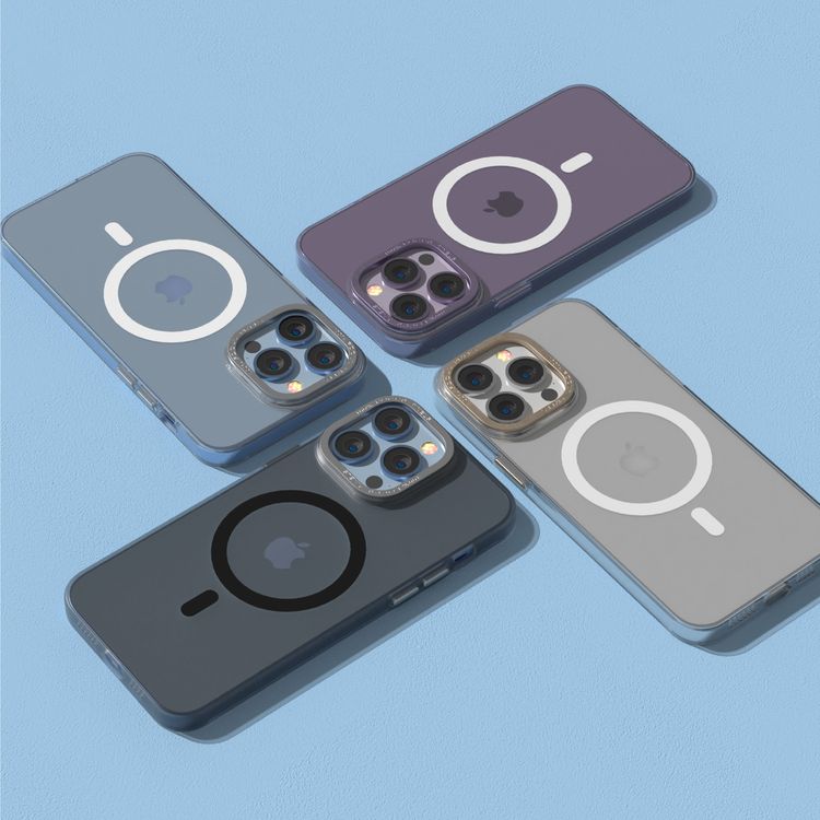 Comma Gold Armor Series Magnetic Case for iPhone 14 - Black