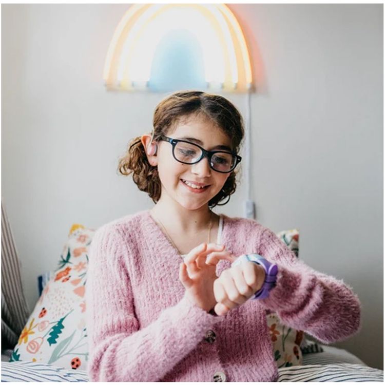 MyFirst Fone R1S Kids Smartwatch, 1.3" TFT Round Display, 2MP Front Camera, 8GB Storage, NANO SIM Card, Heart Rate Monitoring with High Heart Rate Alert, GPS, Android & iOS, IPX8 Water Resistant - Cotton Candy