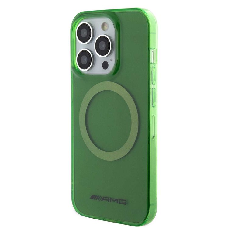 AMG iPhone 15 Pro For Magsafe Transparent Case  - Green