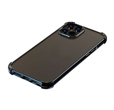 Devia Glitter Shockproof Soft Case Compatible for iPhone 12 Pro Max (6.7") Scratch Resistant - 1.2m Drop Protection - Anti-yellowish Case - 360° Full Protection Back Cover - Black