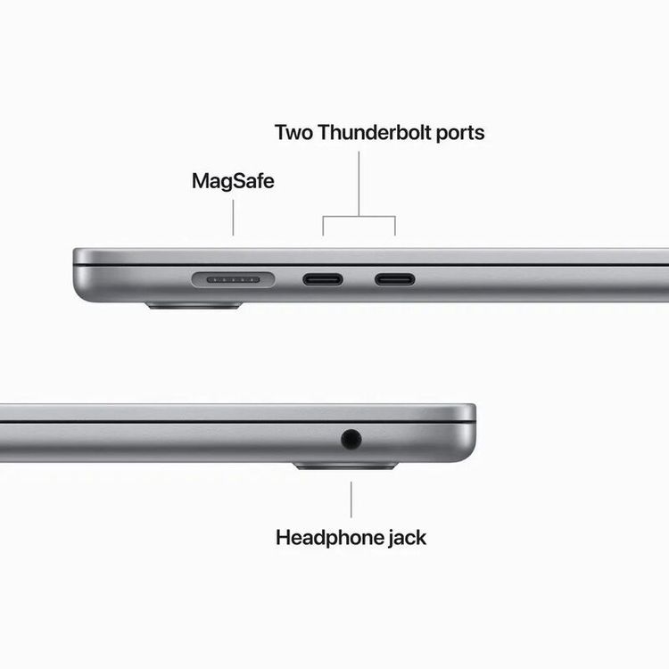 Apple MacBook Air 15-inch M2 chip 8GB 256GB  (Arabic/English) - Silver
