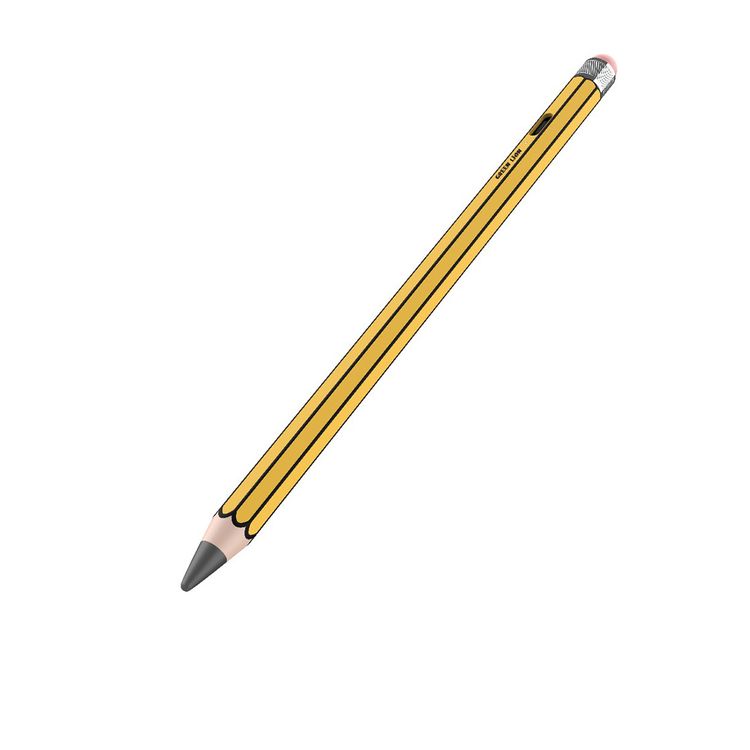 Green Lion Vintage 2-in-1 Stylus Pencil with Up to 12 Hours Working Time, 1.7mm Nib Diameter, Removeable & Replaceable Tip, 130mAh Battery Capacity, Palm Rejection - Yellow