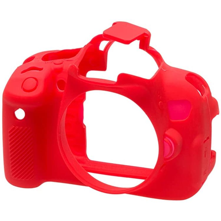 EasyCover Silicone Armor Skin Case Cover Protector for Canon 650D/700D Camera - Red