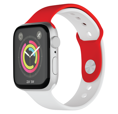 Porodo Lifestyle World Cup Series Silicone Strap - White/Red