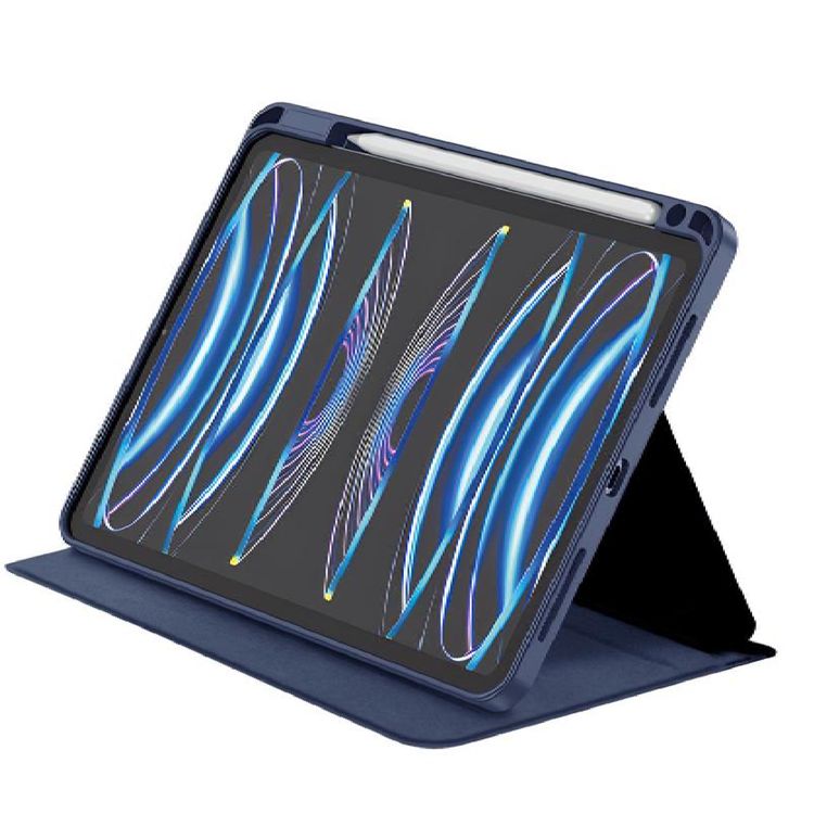 Green Lion Transparent Folio Case For iPad Pro 12.9 - Blue