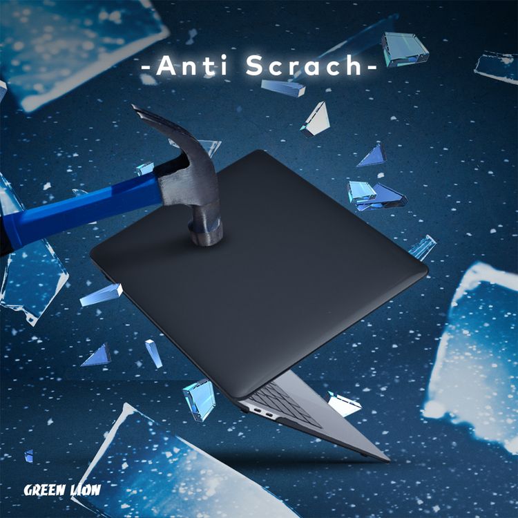 Green Lion Ultra-Slim Hard Shell Case 2.0mm for Macbook Air 13.6  2022 M2 - Clear