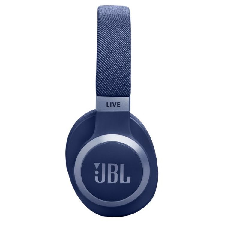 JBL Live 770NC Wireless Over-Ear Noise Cancelling Headphones, 65h Battery Life, 3h Charging Time, Bluetooth 5.3, Comfort-Fit Fabric Headband, True ANC, Personi-Fi 2.0 - Blue