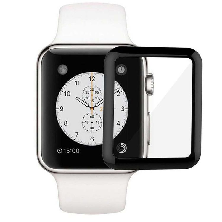 واقي شاشة زجاجي ثلاثي الأبعاد من Green Lion لسلسلة Apple Watch 1/2/3 42 مم