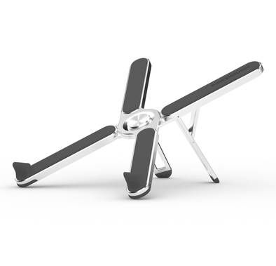 Powerology Aluminium Alloy Foldable Laptop Stand, 20Kg We...