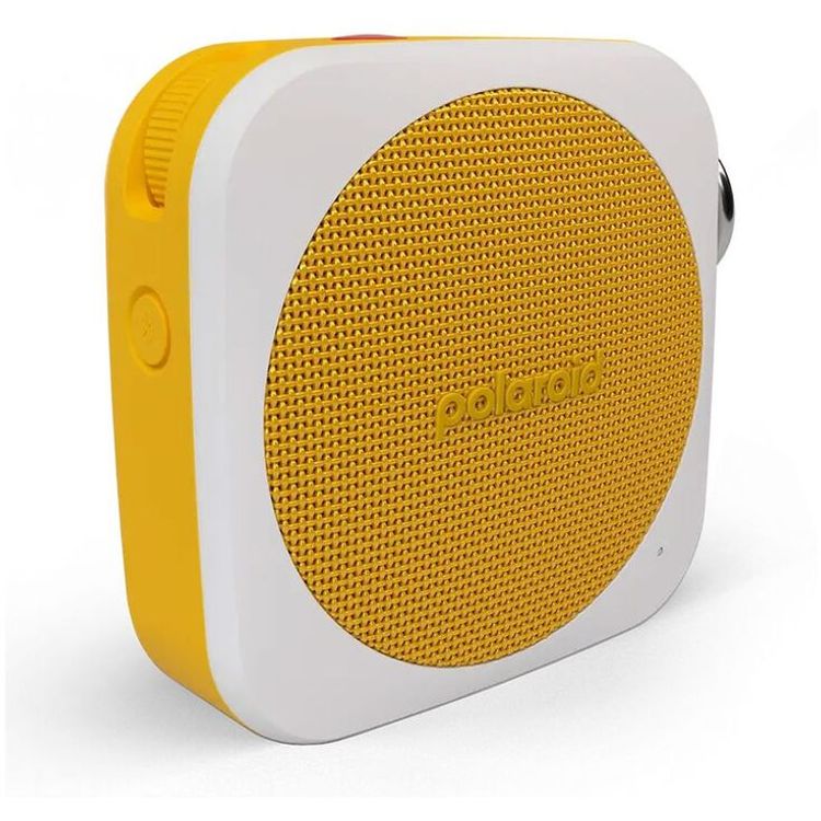 Polaroid P1 Music Player, Up to 10 hours of battery life, 3.5mm auxiliary port, IPX5 waterproof, 2 hours to full charge - Yellow