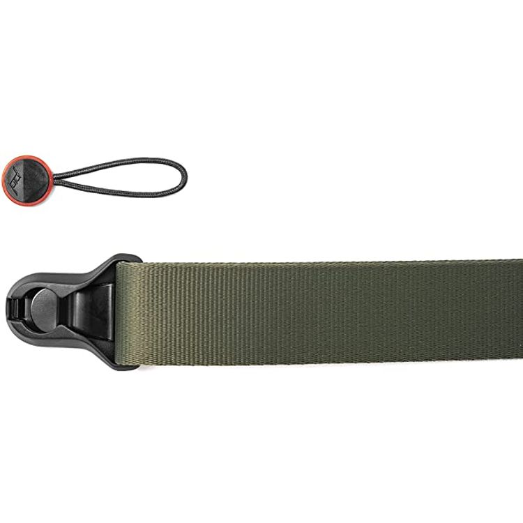 Peak Design SLL-SG-3sagagreen  Slide Lite Camera Strap , nylon webbing, strong, removable anchor connectors - (Sage Green)