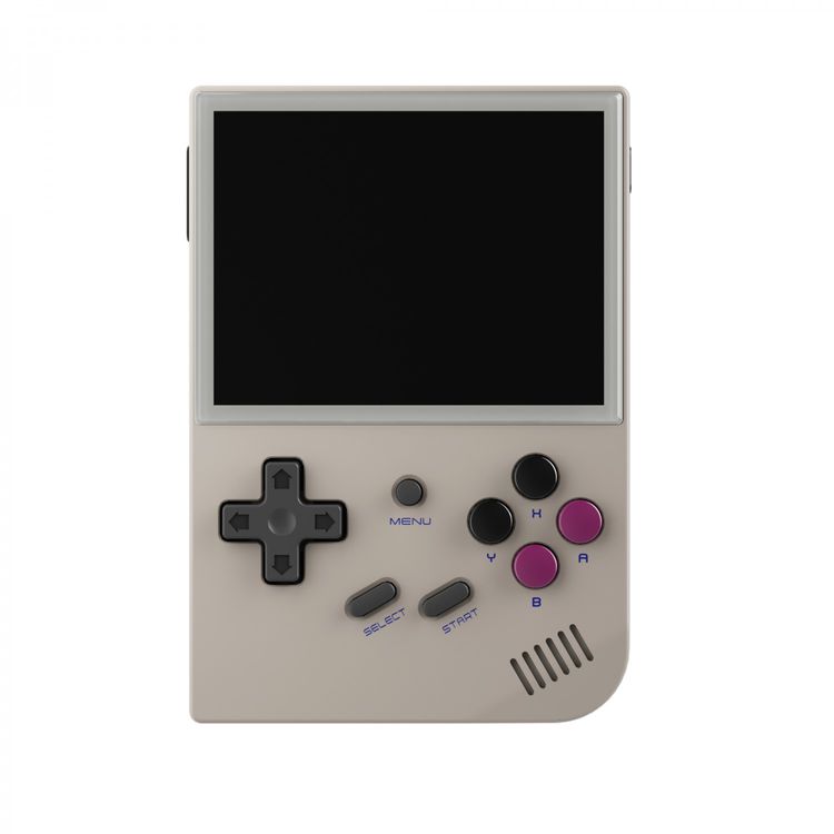 Green Lion GP PRO Gaming Console with Vibration Motor, Gamepad Connection, HDMI Output, Linux System, 7 Hours Working Time, 64GB Storage, 640×480 Pixels Resolution, 3.5 Inches Screen - Grey