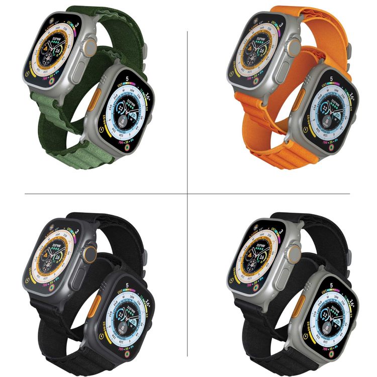 Porodo Ultra Space Smartwatch with Long Battery Life, Up-to 5 Days Working Time, Activity Tracking, IP68 Water Resistant, 2.1 Inches Display, 128MB RAM - Orange