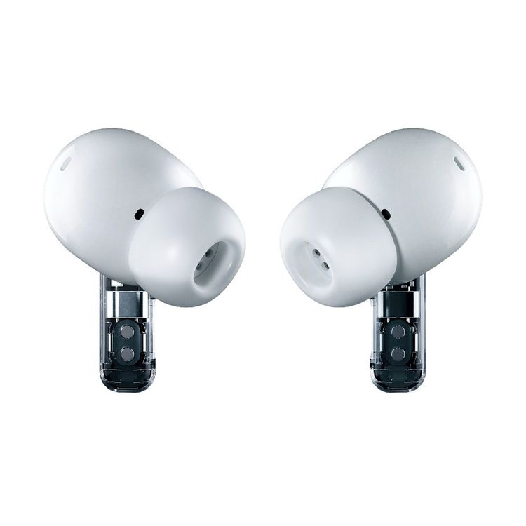 Nothing Ear True Wireless Earbuds, Active Noise Cancellation, Dual Connection, Up to 10 Hours Battery Life, Pinch Controls - White