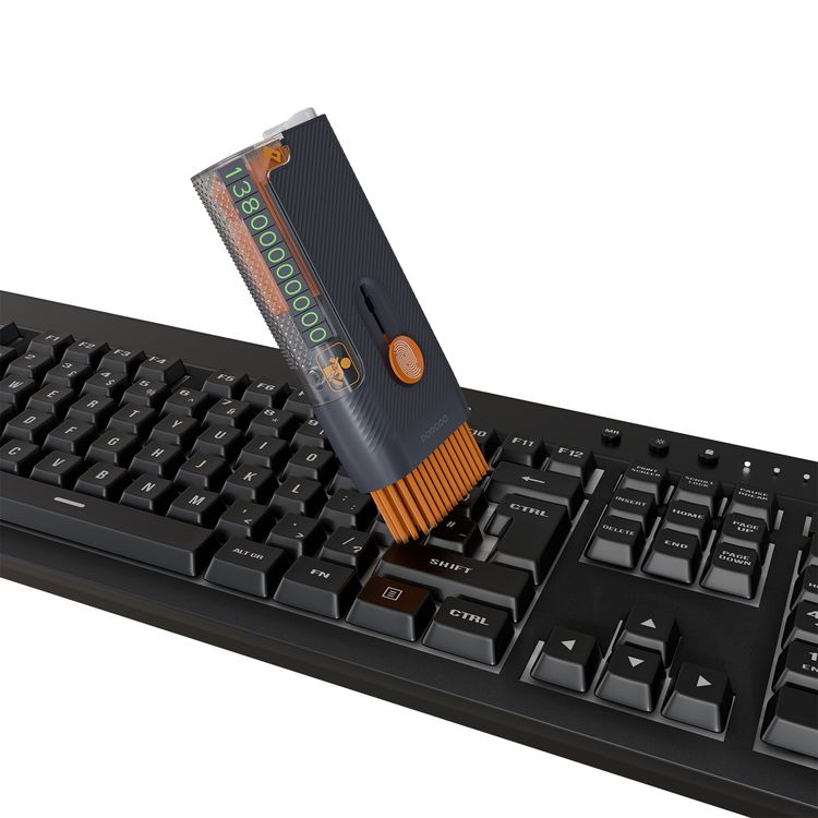 Porodo Lifestyle Vehicle Emergency Safety Kit with Tool Cleaners, ABS Material, Lightweight & Portable, Safety Hammer Included, Easy to Use, Glass & Dashboard Cleaner Supplied - Black