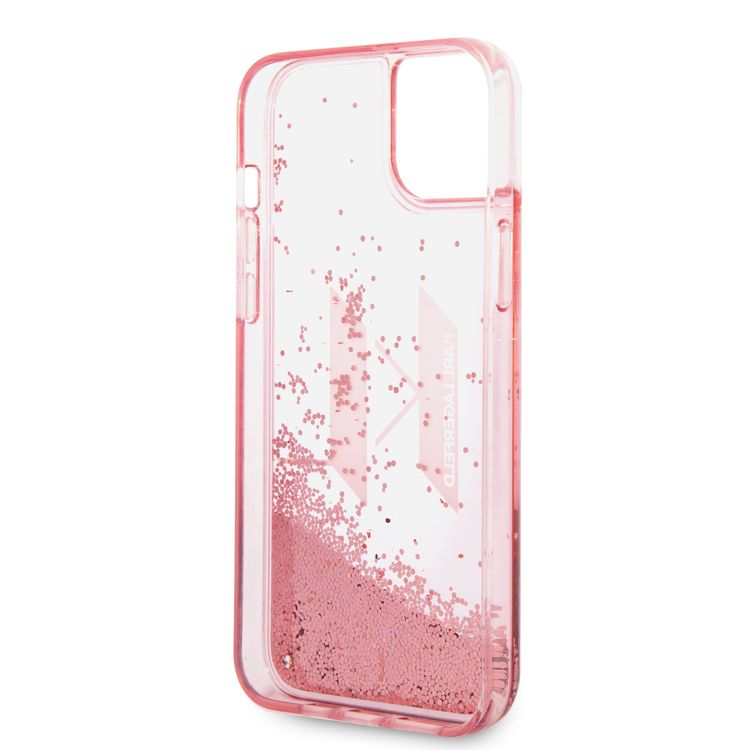 Karl Lagerfeld Liquid Glitter Case Big KL Logo