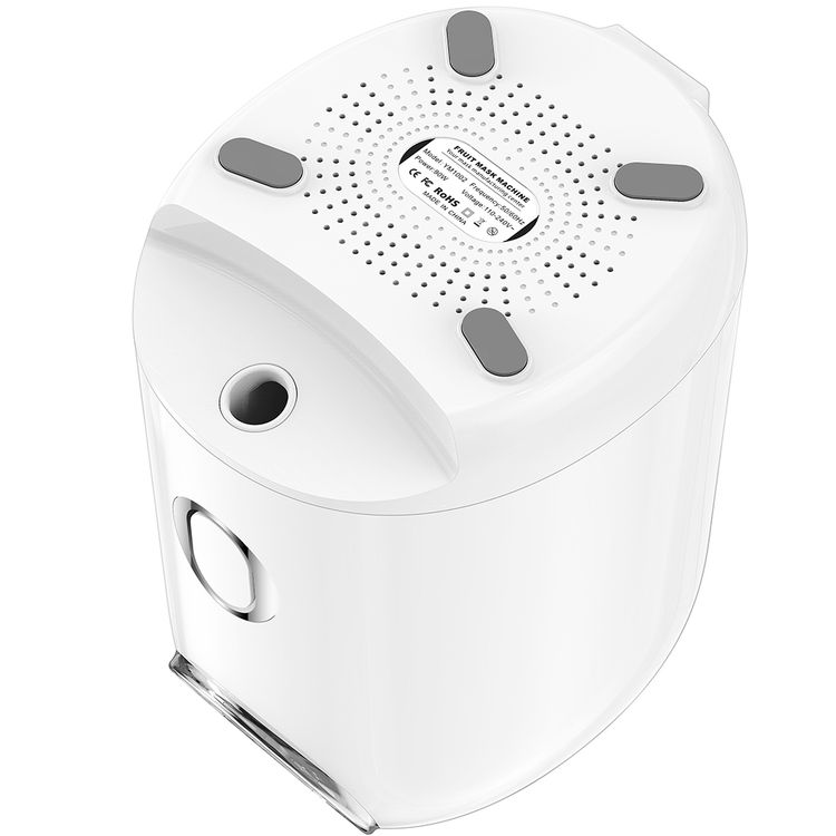 Porodo Lifestyle Fruit Facial Mask Maker with 5 Minutes Mask Preparation Time, 80W Power, Touch Display, 60mL Water Capacity, Collagen Tablets Included, 20mL Fruit Juice Capacity - White