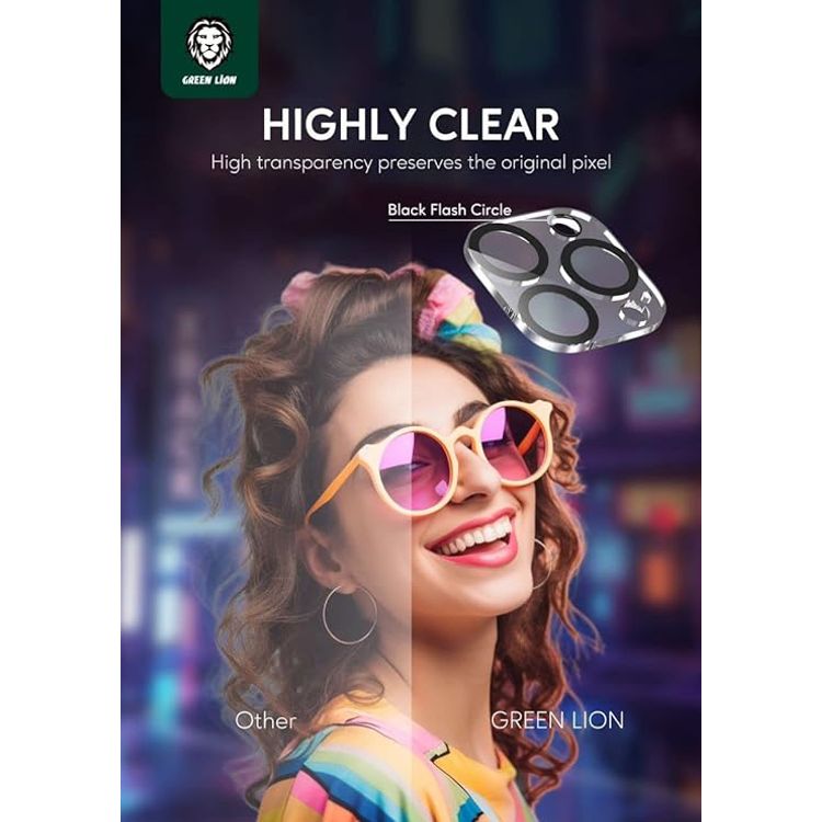 Green Lion Transparent Lens - iPhone 14 Pro Max / Pro - Transparent