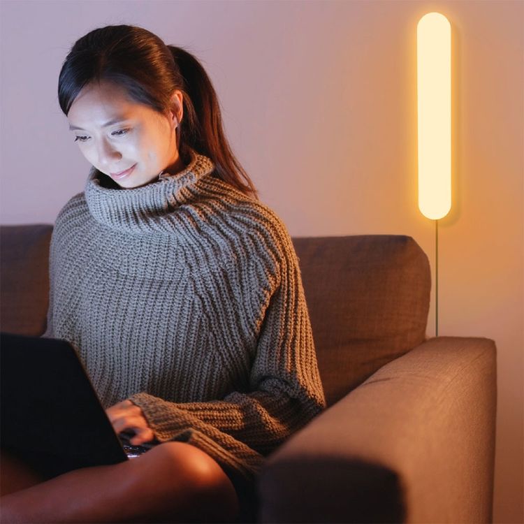 Porodo RGB Smart LED Light with Timer, WiFi Connectivity, Plug & Play, Voice Command, Alexa and Google Assistant Compatibility, RGB & CCT Colors - Black