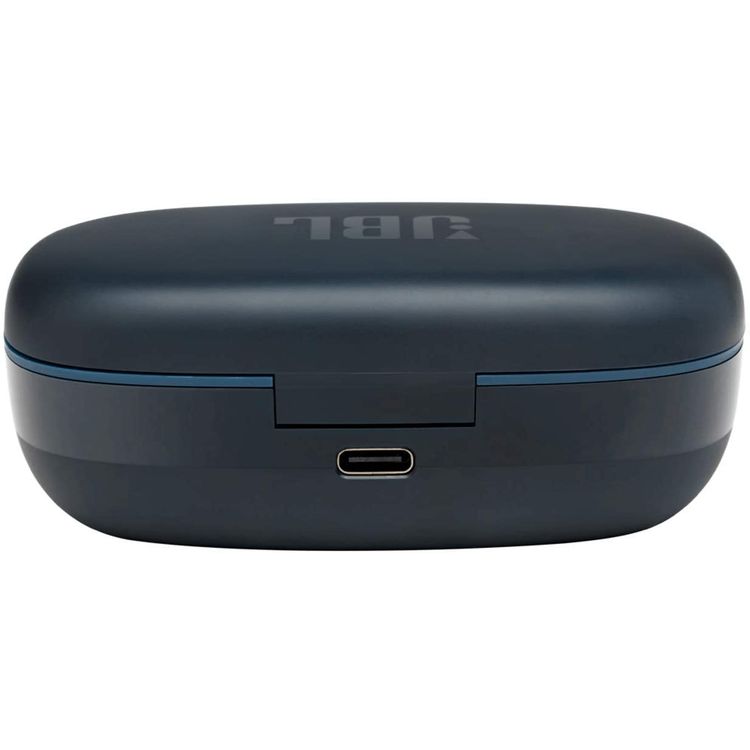 JBL Endurance Peak 2 Waterproof True Wireless In-Ear Sport Headphones, Pure Bass Sound, Bluetooth Headphones 30hours Battery, IPX7 Water & Sweat Proof - Blue