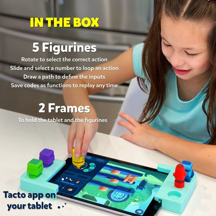 Tacto Coding by PlayShifu (app Based) - Learn to Code While Helping Animals | STEM Toy for Both Boys and Girls Between The Ages of 4 to 10