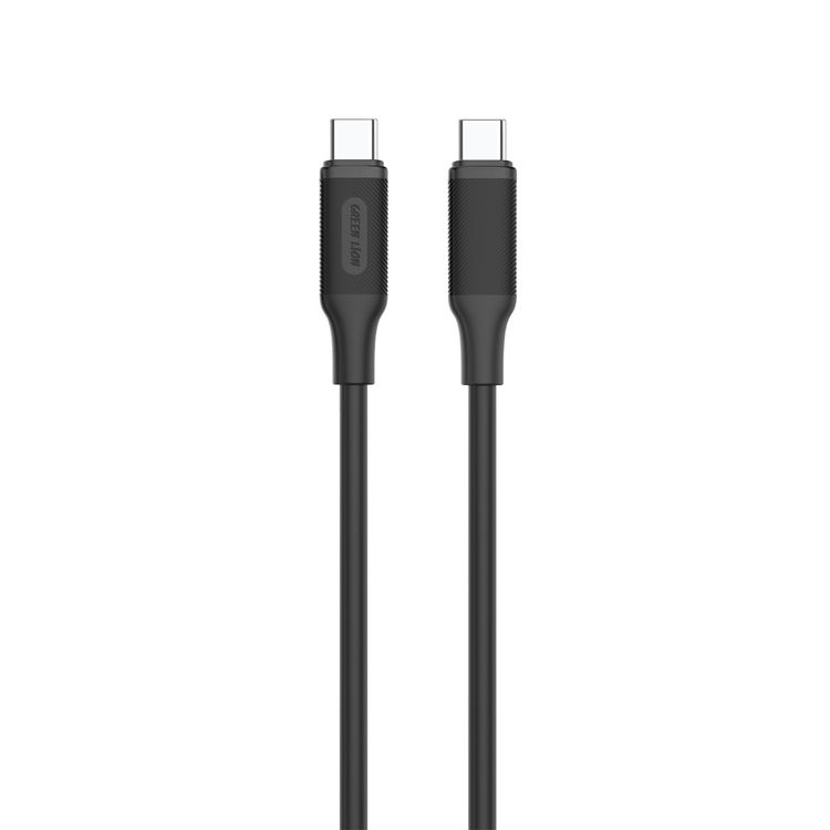 Green Lion Roadex Triple-Port Car Charger with USB-C to USB-C Cable, 80W Total Output, Charging Protection, Compact Design, Heat Dissipation, USB-A & Dual USB-C Ports - Black