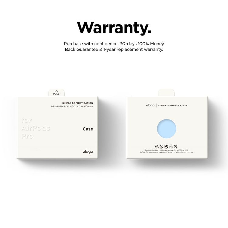 Elago Clear Hang Case for Apple Airpods Pro - Blue